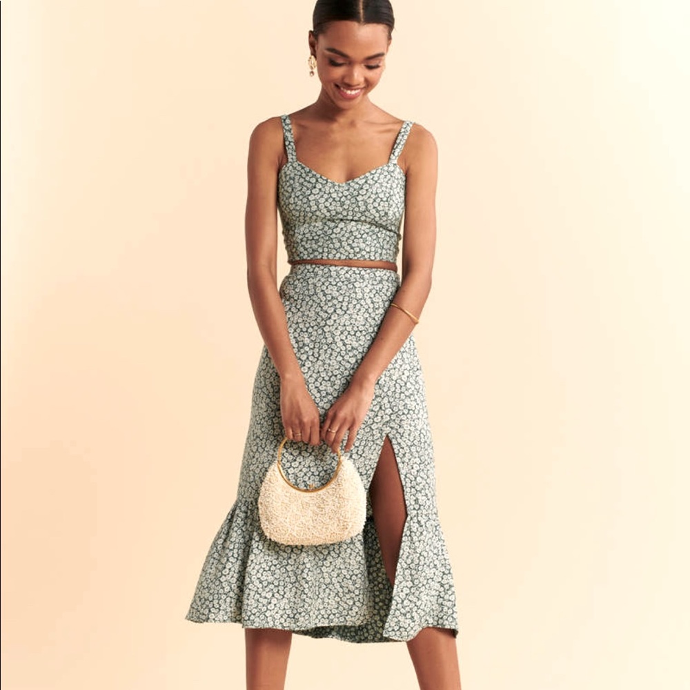 Abercrombie & Fitch  Midi Skirt and Cami